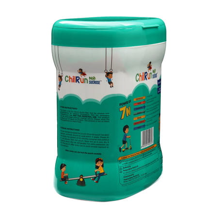 Chilrun No Sucrose Vanilla Flavour Total Nutrition For Obese Growing Boys & Girls Jar Of 200gm