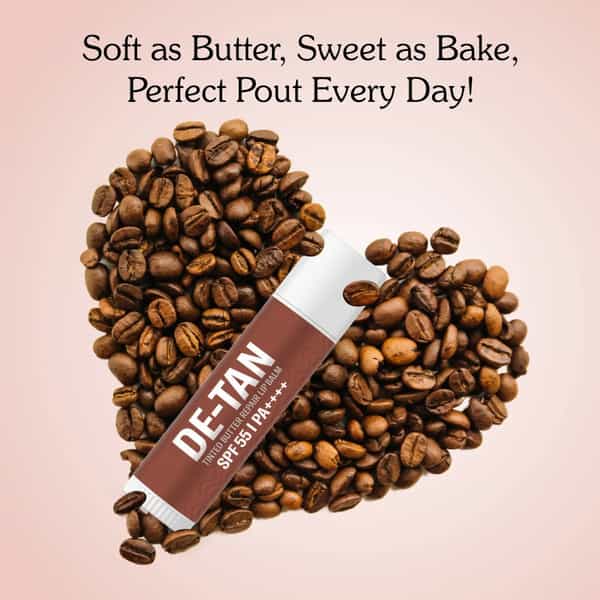 Bake De-Tan Tinted Butter Repair Lip Balm With Spf 55 Pa++++ For Sun Protection - 5G