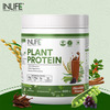 Inlife Plant Protein Powder - Pea | Quinoa & Brown Rice - 25G Protein - Chocolate | 500G