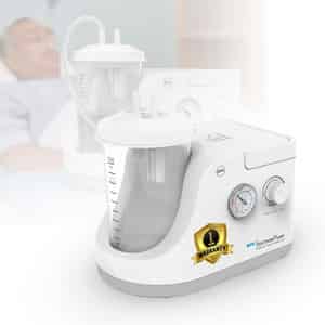Bpl Medical Technologies Portable Phlegm Suction Pump Machine With 1 Litre Jar White