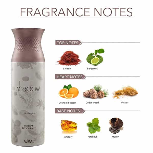 Maryaj Goldie Perfume 100Ml For Women And Ajmal Shadow Deodorant Citrus 200Ml For Men