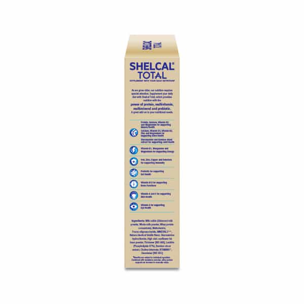 Shelcal Total Supplement With Your Daily Nutrition Vanilla Flavour Box 200 Gm