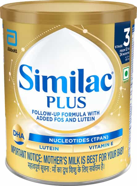 Similac Plus Follow Up Formula | Added Hmo Stage 3 | From 12 To 18 Month | Tin 400 Gm