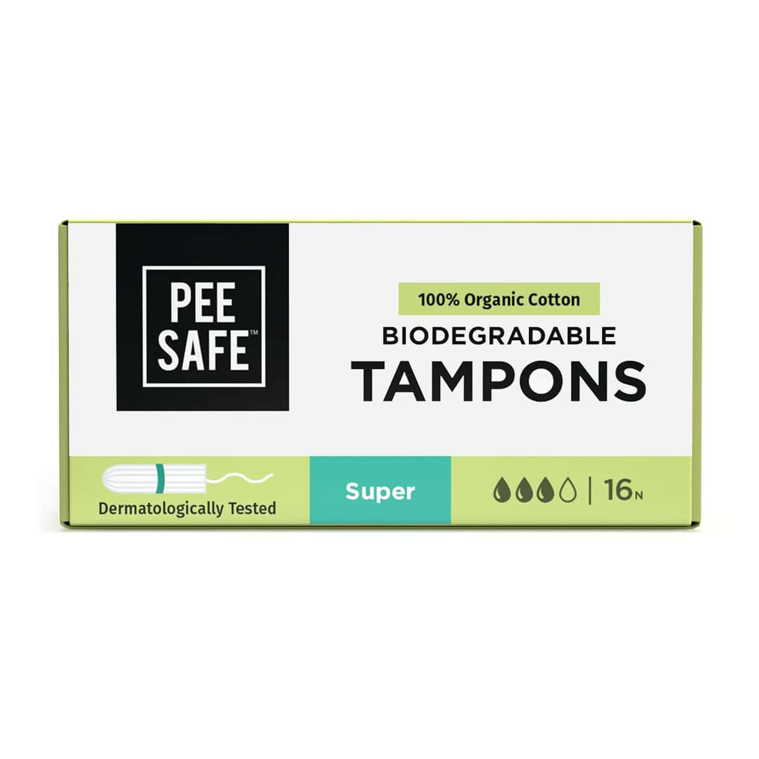 Peesafe Pee Safe Organic Cotton Tampon (Super)