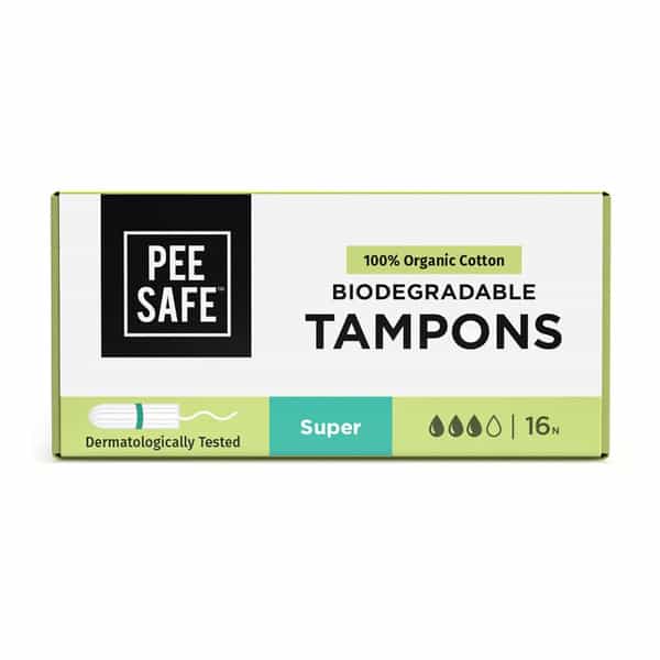 Peesafe Pee Safe Organic Cotton Tampon (Super)