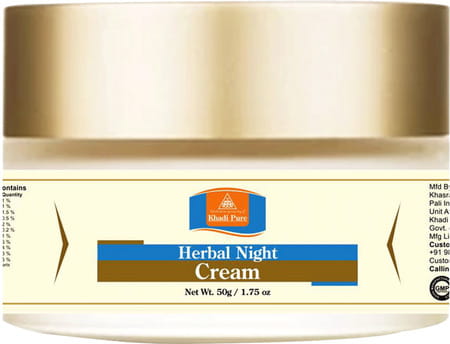 Khadi Pure Herbal Night Cream - 50g