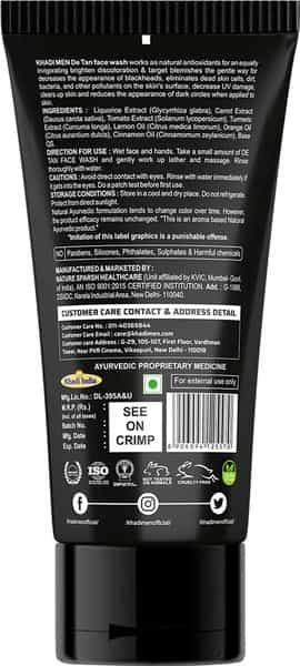 Khadi Men De Tan Face Wash-100Ml