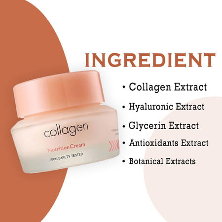 It'S Skin Collagen Nutrition Cream - Korean Skincare - For Moisturisation - Hydration - 50ml