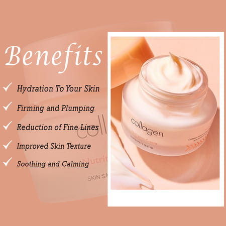 It'S Skin Collagen Nutrition Cream - Korean Skincare - For Moisturisation - Hydration - 50ml