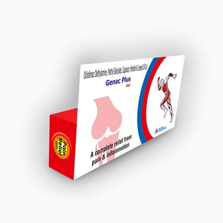 Genac Plus Fast Pain Relief Gel - Pack Of 3