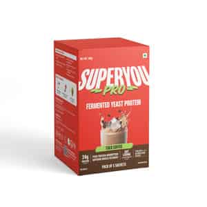 Superyou Pro Fermented Yeast Protein(pack Of 5) | 24g Protein| Coffee Pdcaas Of 1 - 180g