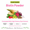 Bliss Welness Biotin Powder | Hair Fall Control Vegetarian Health Supplement - 120Gms