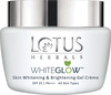 Lotus Herbals Whiteglow Skin Whitening & Brightening Gel Crme Spf-25 I Pa+++ 60 Gm
