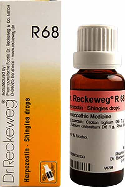 Dr. Reckeweg R 68 Shingles Skin Rash Drops 22 Ml