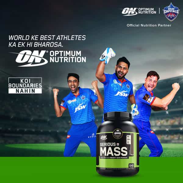 Optimum Nutrition (On) Serious Mass High Weight Gain Powder - 6 Lbs 2.72 Kg (Chocolate)