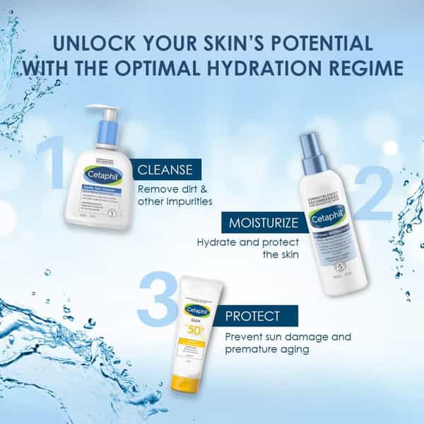 Cetaphil Optimal Hydration Body Spray Moisturiser | 207 Ml