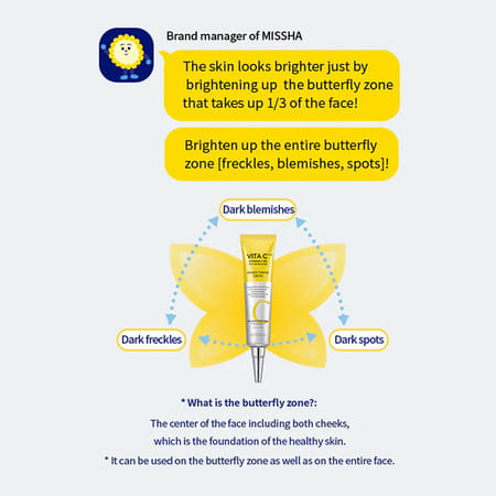 Missha Vita C Plus Eraser Toning Cream - Korean Skincare - For Moisturisation - Hydration - 30Ml