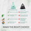 Imvelo 100% Compostable Garbage Bag | 45 Bags (3 Rolls) 17 X 19 Inches (Small) | Dustbin/Trash Bag