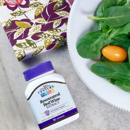 21st Century Resveratrol Capsules | 90 Count