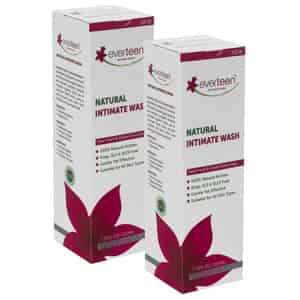 Everteen Natural Intimate Wash For Feminine Hygiene In Women | 2 Packs (210ml Each)