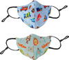 Chicco Kids Face Mask 3-6Y Cars Jungle - 2 Pcs