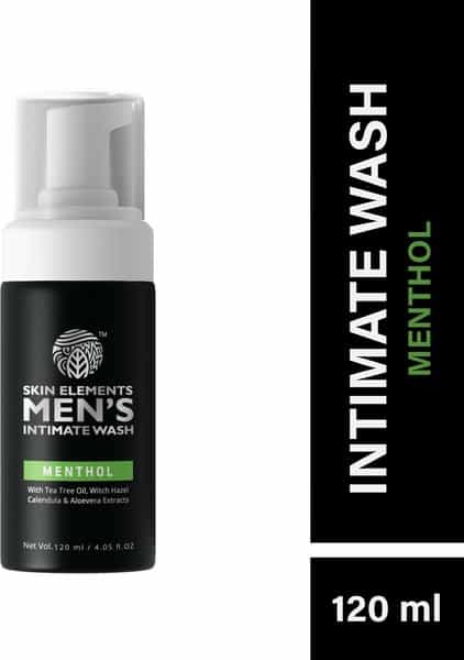 Skin Elements Men's Intimate Wash With Menthol- 120 Ml