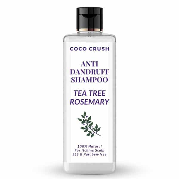Coco Crush Anti Dandruff Shampoo For Adults | Neem & Tea Tree | Scalp Care For Flakes & Itch - 100Ml