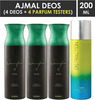 Ajmal 3 Sacrifice Ii For Him For Men & 1 Distraction For Men & Women Deo Each 200Ml Combo Pack Of 4