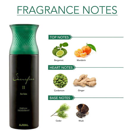 Ajmal 3 Sacrifice Ii For Him For Men & 1 Distraction For Men & Women Deo Each 200Ml Combo Pack Of 4