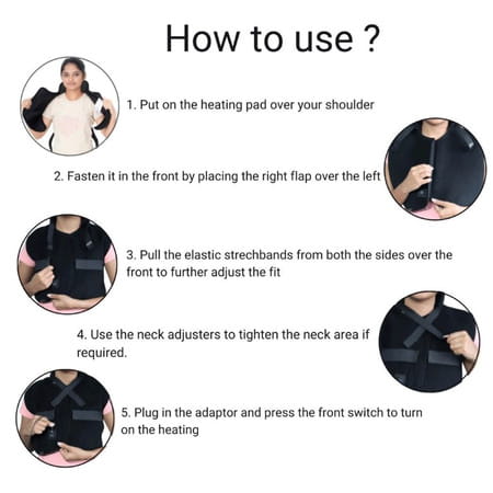 Sandpuppy Neckfit Plus - Wireless Heating Pad For Neck & Cervical Pain Relief