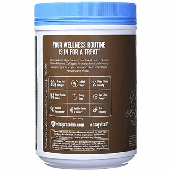 Vital Proteins Collagen Peptides Dietary Supplement Chocolate | 32.56 Oz/923 G