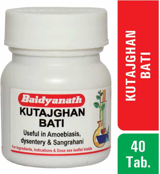 Baidyanath Asli Ayurved Kutajghan Bati 40 Tablets (Pack Of 2)