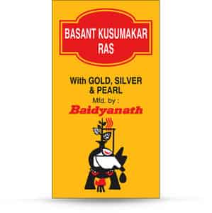 Baidyanath Basant Kusumakar Ras | Bottle | Tablet 25 No's