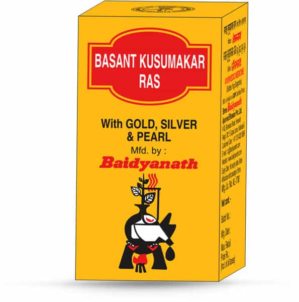 Baidyanath Basant Kusumakar Ras | Bottle | Tablet 25 No's
