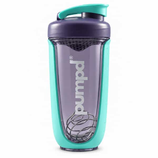 Pumpd Shaker Bottle With Blender Ball | 700Ml | Blue-Green