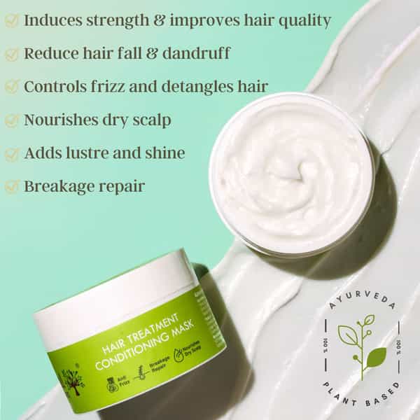 Natural Vibes Hair Treatment Conditioning Mask 100 G With Onion & Coconut