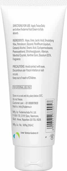 Fixderma Foot Cream For Dry Cracker Or Calloused Foot Skin 60Gm