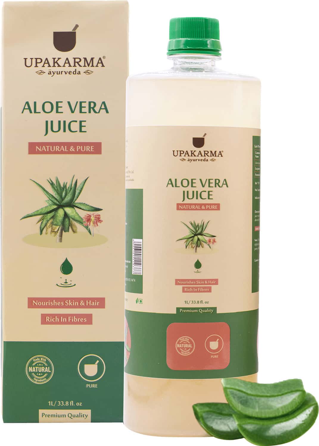 Buy UPAKARMA AYURVEDA ALOEVERA JUICE NATURAL IMMUNITY BOOSTER - 1L Online &  Get Upto 60% OFF at PharmEasy
