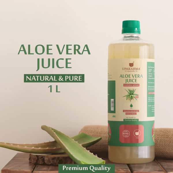 Upakarma Ayurveda Aloevera Juice Natural Immunity Booster - 1L