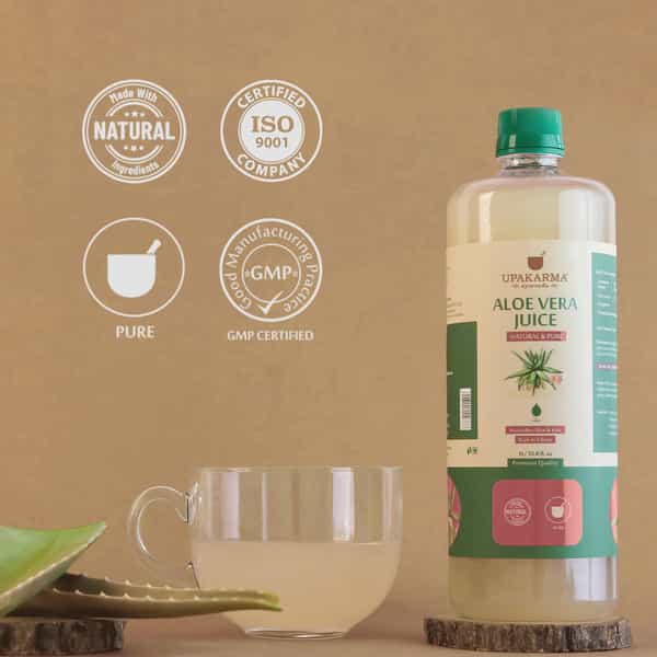 Upakarma Ayurveda Aloevera Juice Natural Immunity Booster - 1L