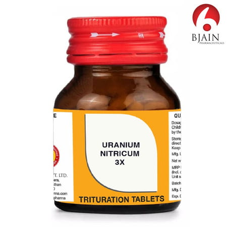 Bjain Uranium Nitricum Trituration Tablet 3x | 25gm