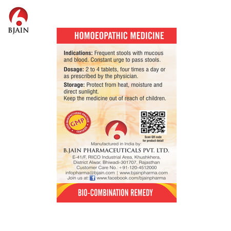 Bjain Bio-Combination No.09 (Dysentery) Tablet - 25gm