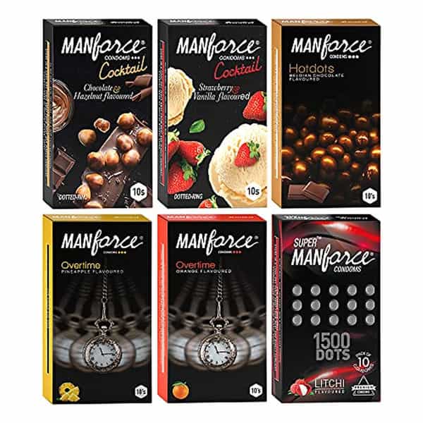 Manforce Classic Combo Pack - 10 Pieces (Pack Of 6)