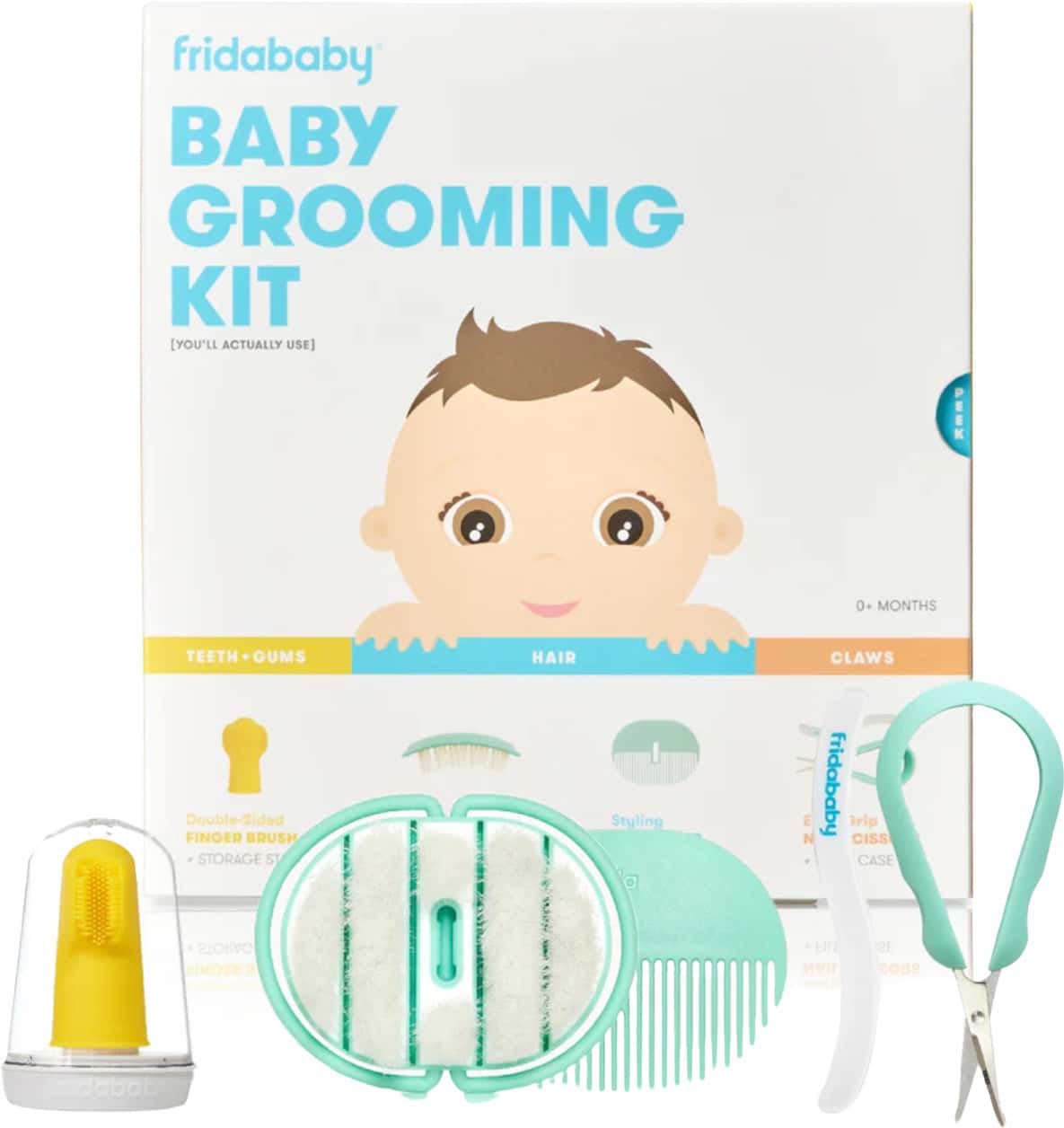 Frida Baby Baby Grooming Kit Kids Complete Care Set Multi Tool 1 Kit