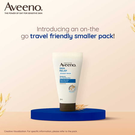 Aveeno Skin Relief Body Wash For Dry Sensitive Skin 354 Ml