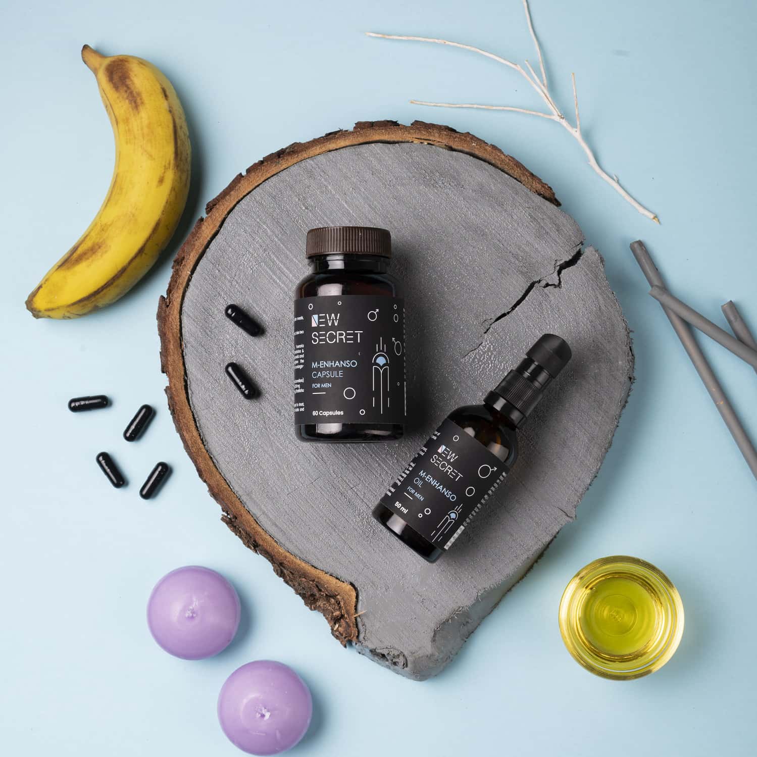 Buy NEWSECRET ENLARGEMENT COMBO (60 CAPSULE+50 ML OIL) Online & Get ...