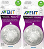 Philips Avent Natural Teat Slow Flow (1m+) - 2pkt (4 Pcs)