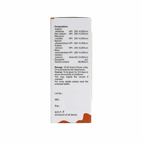 Baksons Homoeopathy Fooma Aid F1 Drops For Veterinary Use 30 Ml
