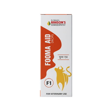 Baksons Homoeopathy Fooma Aid F1 Drops For Veterinary Use 30 Ml