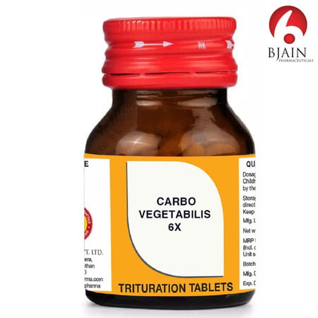 Bjain Carbo Vegetabilis Trituration Tablet 6x | 25gm